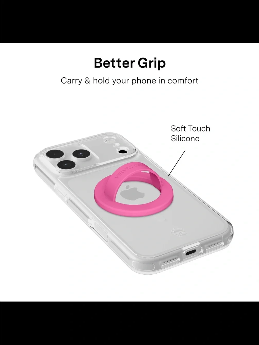 Velvet Caviar Orchid Pink MagSafe Grip Loop NIB